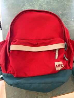 MEC Red and Teal Everyday Kids Backpack